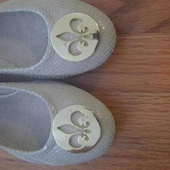 New Jeffrey Campbell Fleur De Lis Faux Snakeskin Leather Ballet Flats Si… - Picture 4 of 8